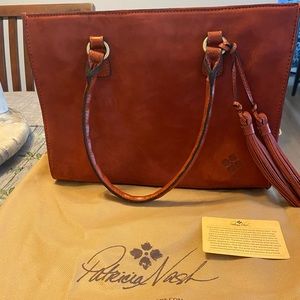NEW Patricia Nash Nubuck Leather Satchel
